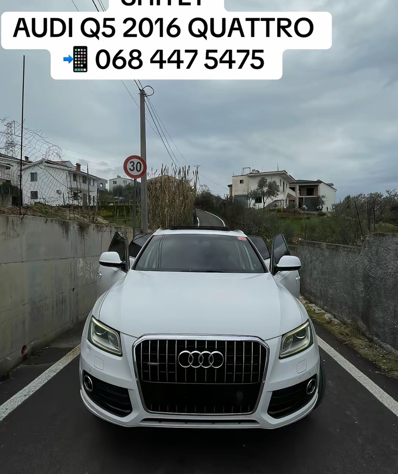 Audi AUDI Q5 2016 QUATTRO
Panorama
Xhama të zi vS-Line exterior
Disqe alumini
Grile e zezë
J Sensor parkimi para & mbrapa
J Kamer parkingu
V Sedilje lëkurë të zeza sportive
J Kambio automat
MMI ekran qendrore
• Drive Select
J Auto Hold v Start/Stop
Bluetooth
• Radio
~ Mbajtëse krahu qendrore
Komanda në timon
J Xhama & pasqyra elektrike
Makina eshte ne super giendie mund te vini ta
shikoni nga afer.
WhatsApp +447478449309