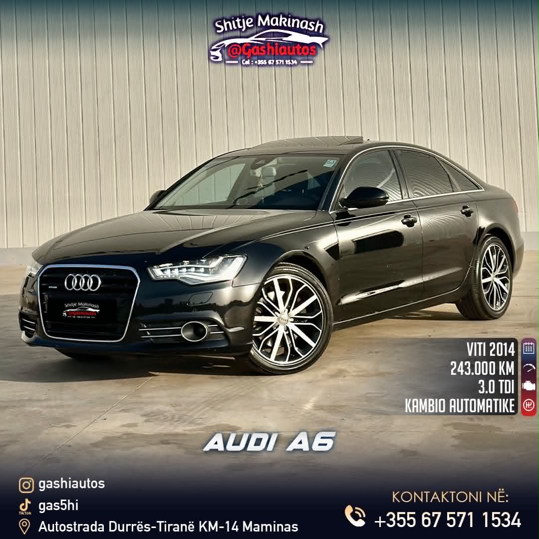 AUDI A6
VITI 2014 QUATRRO
MOTORR 3.0 NAFT
240000 KILOMETRA
KAMBIO AUTOMAT
NAVIGATOR
KOMADA NE TIMON
TIMON ME NGROHJE
PILOT AUTOMAT
AUTO HOLD
OFF ROAD MODALITET
KONDICIONERI ME CLIMA BI ZONE
START STOP
SENDILE ME MEMORJE
SENDILE ME NGROHJE
SENDILE ME LEVIZJE ELKTRIKE
DISTRONIC PLUS DHE PRE SENSE
SENSOR PARKIMI
KAMER PARKIMI
BAXHO XHAMI
FENER MATRIX
FENER ME LARJE
SENSOR SHIU DHE DRITE
DISQE ALUMINI GOMA TE REJA
LETRAT E PAGUARA
CMIMI 9,900,000 LEKE
+355675711534