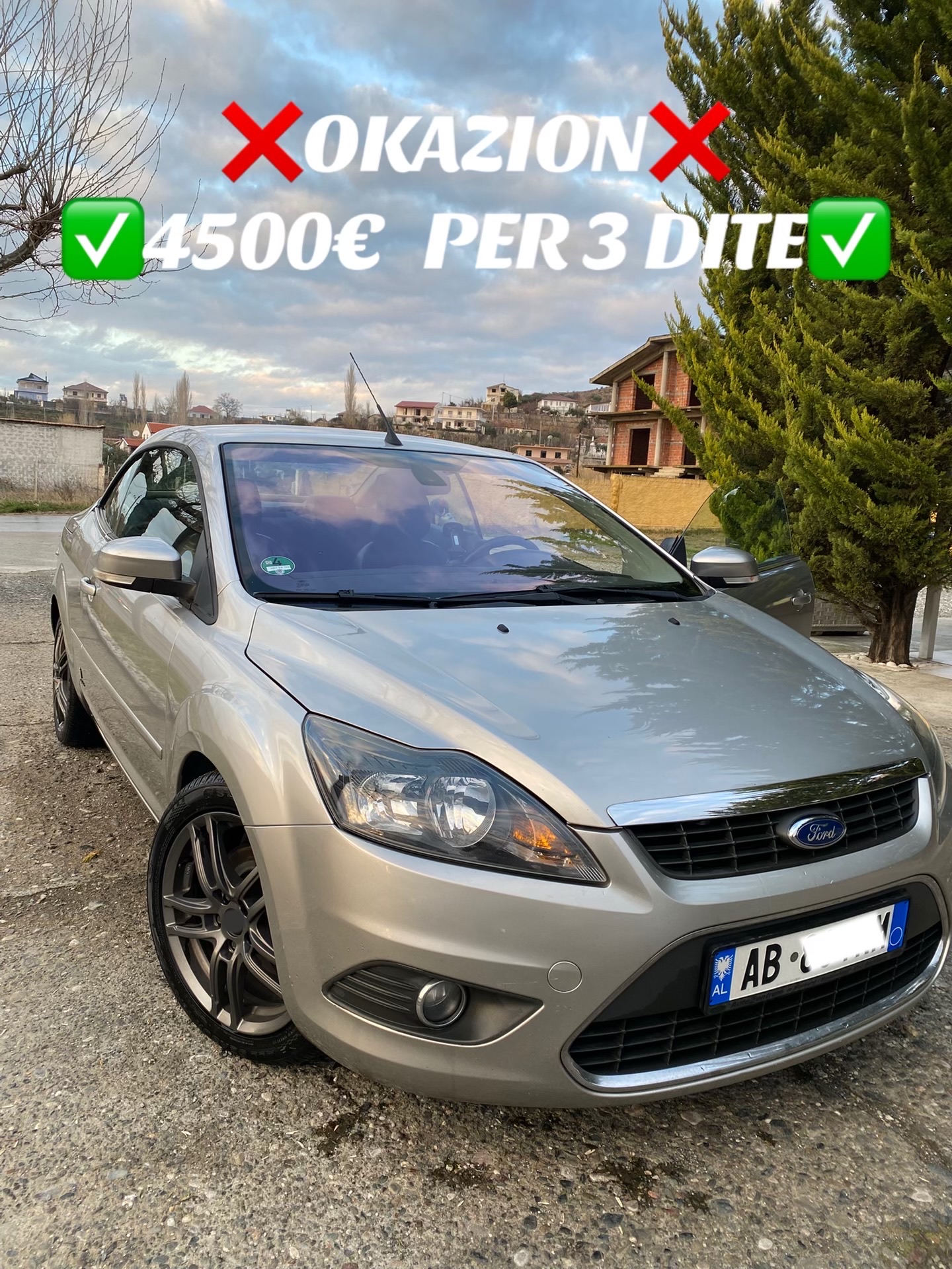 SHITET FORD FOCUS CABRIOLET, ME SHUME INFO I GJENI TEK FOTO E FUNDIT ,NR KONTAKTI:0692731322